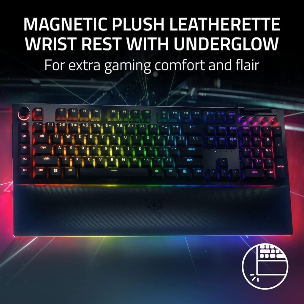 Razer BlackWidow V4 X - Mechanical Gaming Keyboard: Yellow Switches Linear  Silent - 6 Dedicated Macro Keys - Chroma RGB - Doubleshot ABS Keycaps - Media Controls - Sound Dampening  Stabilizers