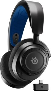 SteelSeries Arctis Nova 7P Wireless Multi-Platform Gaming & Mobile Headset — Nova Acoustic System — 2.4GHz & Simultaneous Bluetooth — 38Hr Battery — USB-C — Gen2 Mic — PS5, PS4, PC, Switch - Black